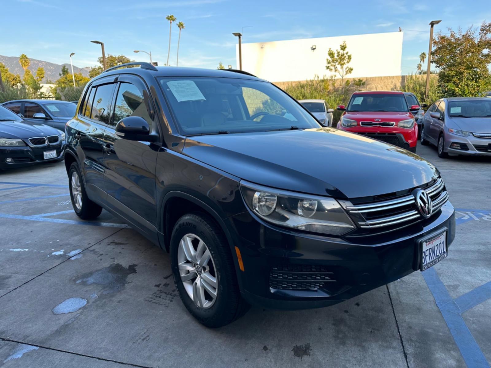 2016 Black /Black Volkswagen Tiguan (WVGAV7AX5GW) , AUTOMATIC transmission, located at 30 S. Berkeley Avenue, Pasadena, CA, 91107, (626) 248-7567, 34.145447, -118.109398 - Crown City Motors is a used “Buy Here Pay Here” car dealer in Pasadena CA. “Buy Here Pay Here” financing, means that when you purchase your vehicle from our dealership, that you make the payments to the dealership as well. We do not need the banks approval to get you approved for a used auto - Photo #8